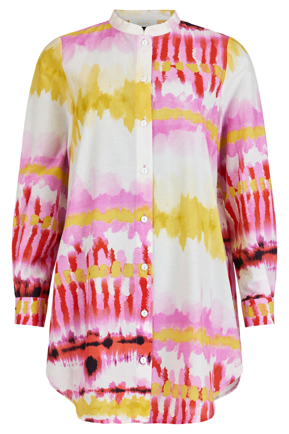 Noen 86176 Pink & Yellow Tie Dye Tunic - Experience Boutique