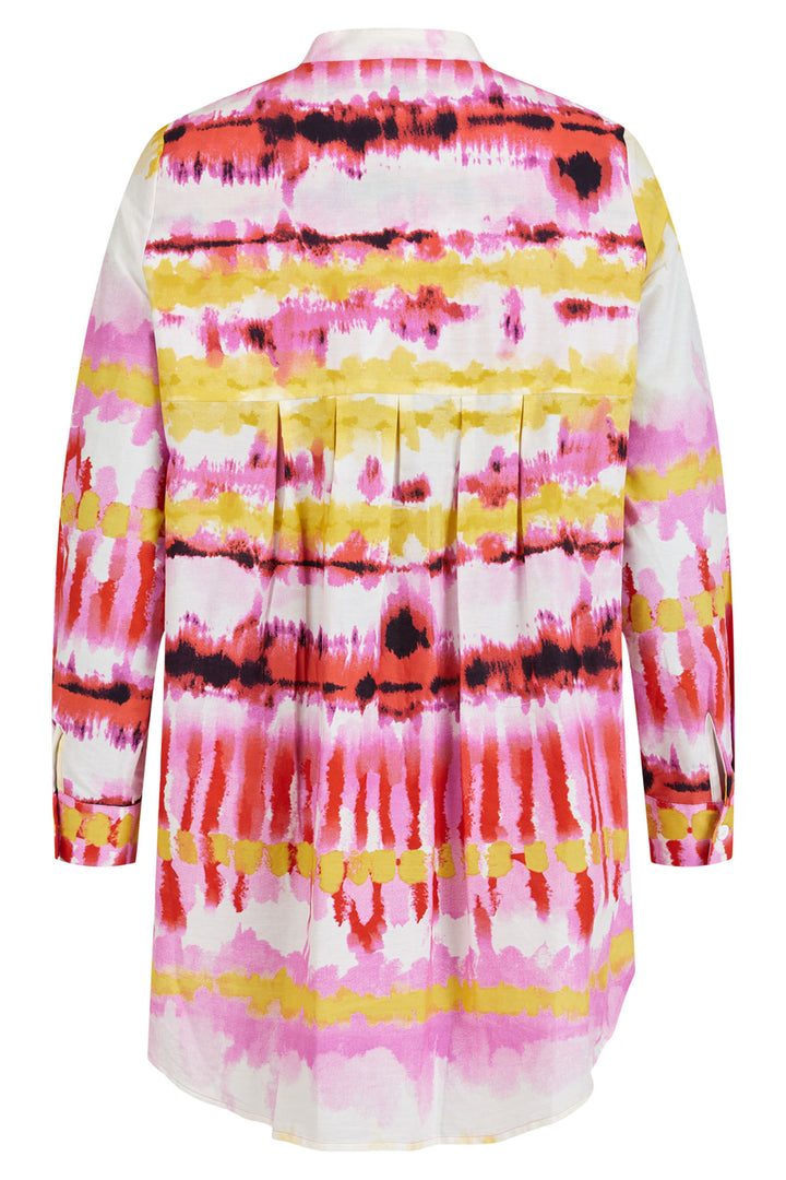 Noen 86176 Pink & Yellow Tie Dye Tunic - Experience Boutique