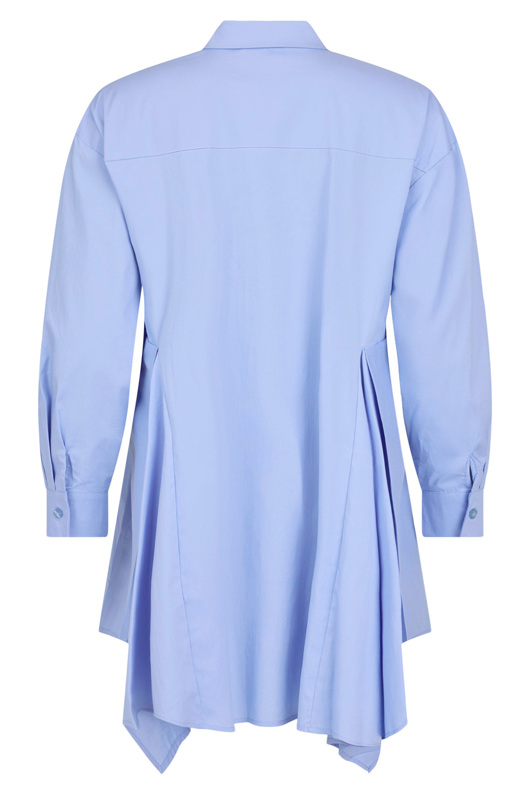 Light blue shirt with a subtle pattern on a white background