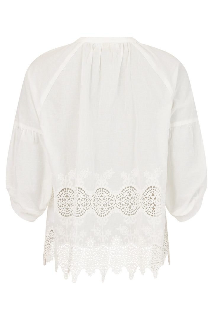 Noen Blouse White Lace Broderie Anglaise 83603 81249 10