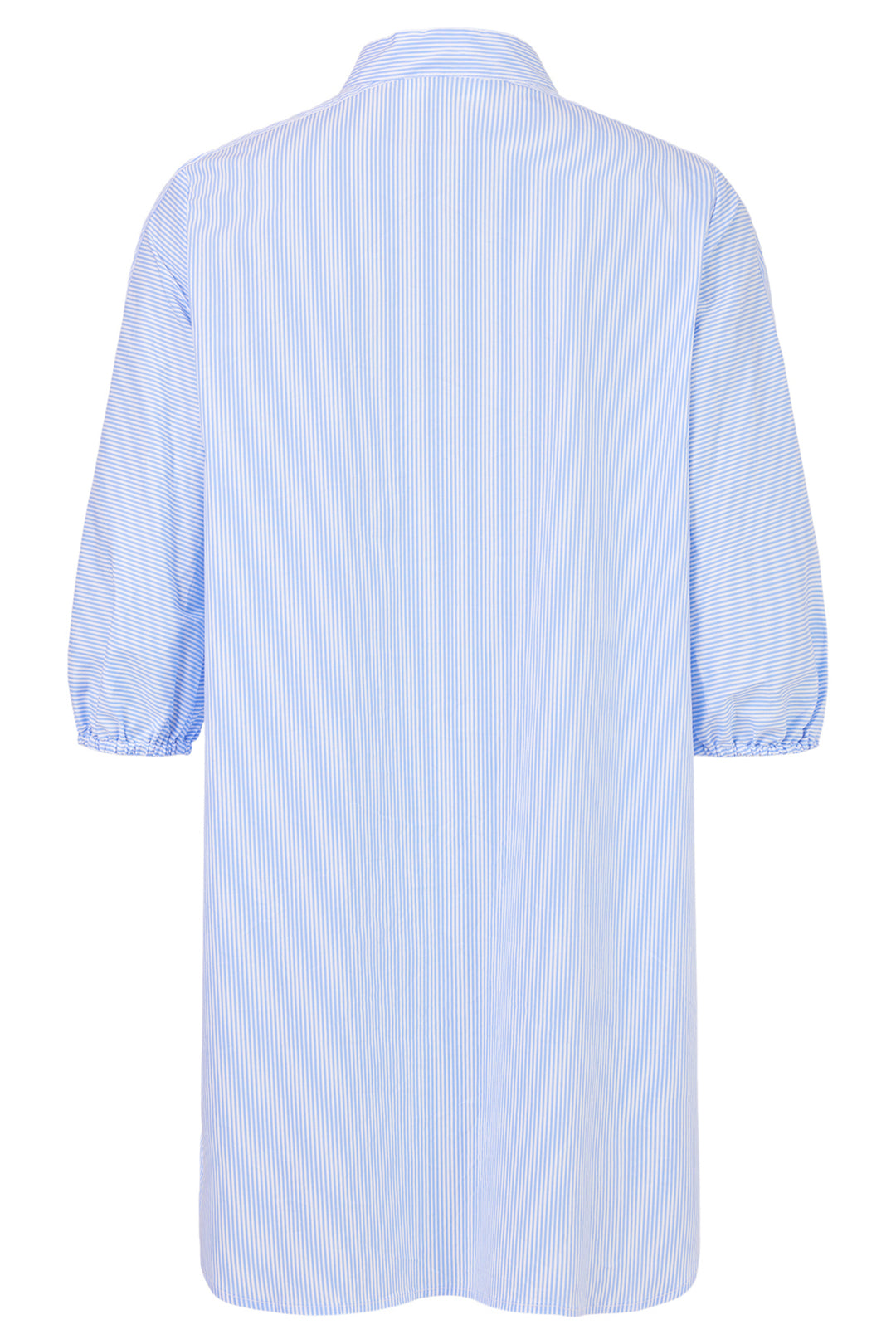 Noen Long Shirt Blue Pinstripe Embroidered Sun 86226 81235 65