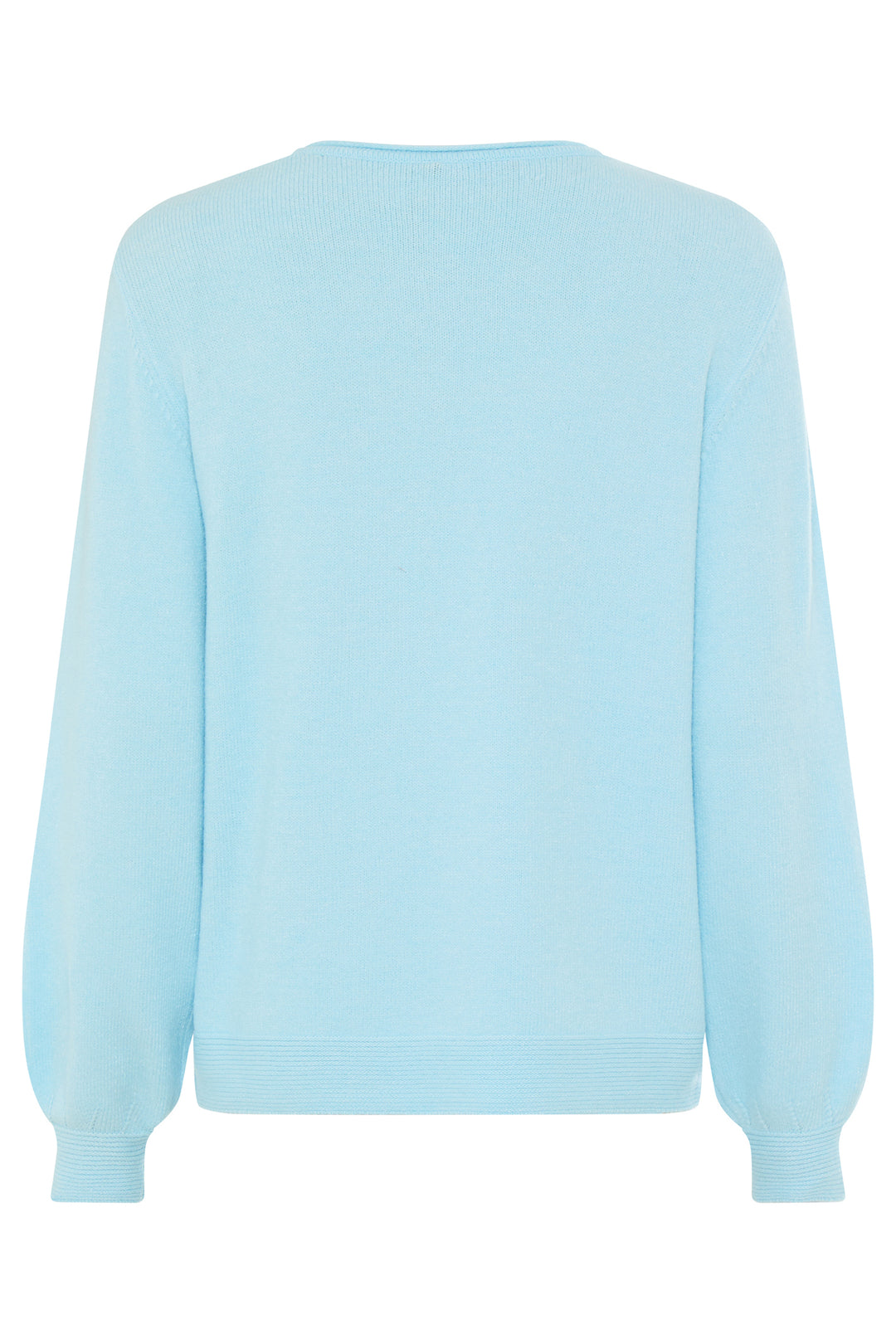 Olsen 11000585 Satin Blue Knited Jumper