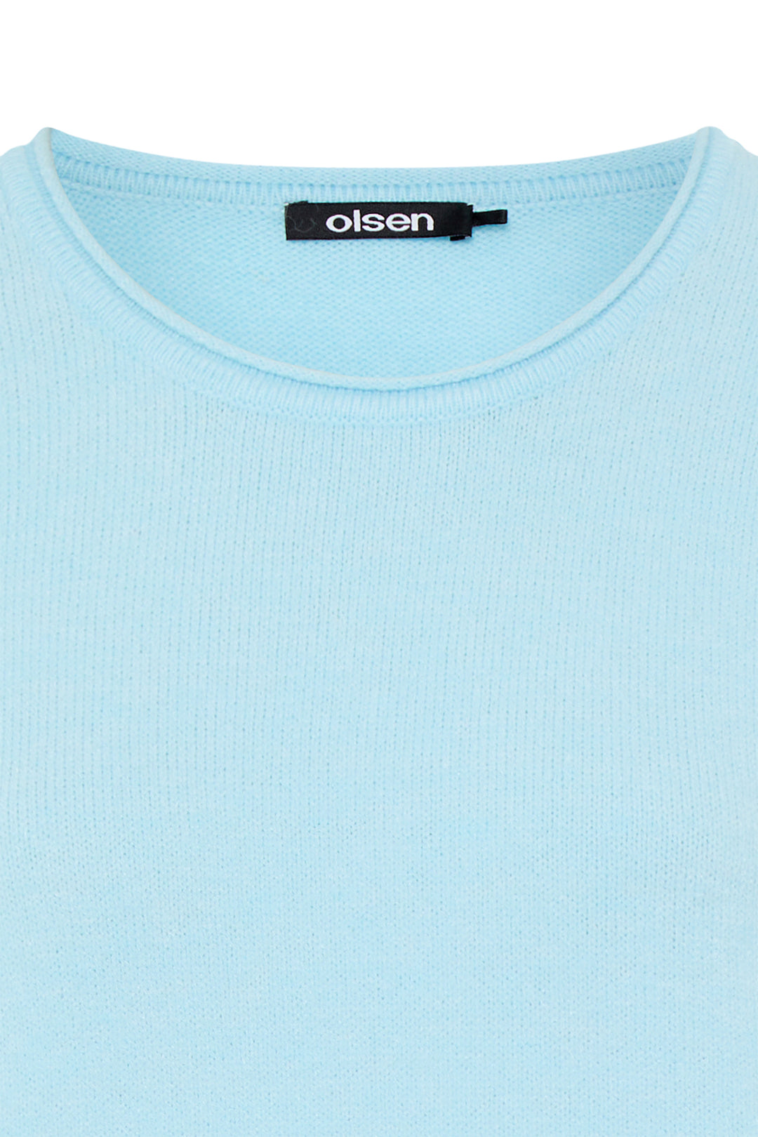 Olsen 11000585 Satin Blue Knited Jumper