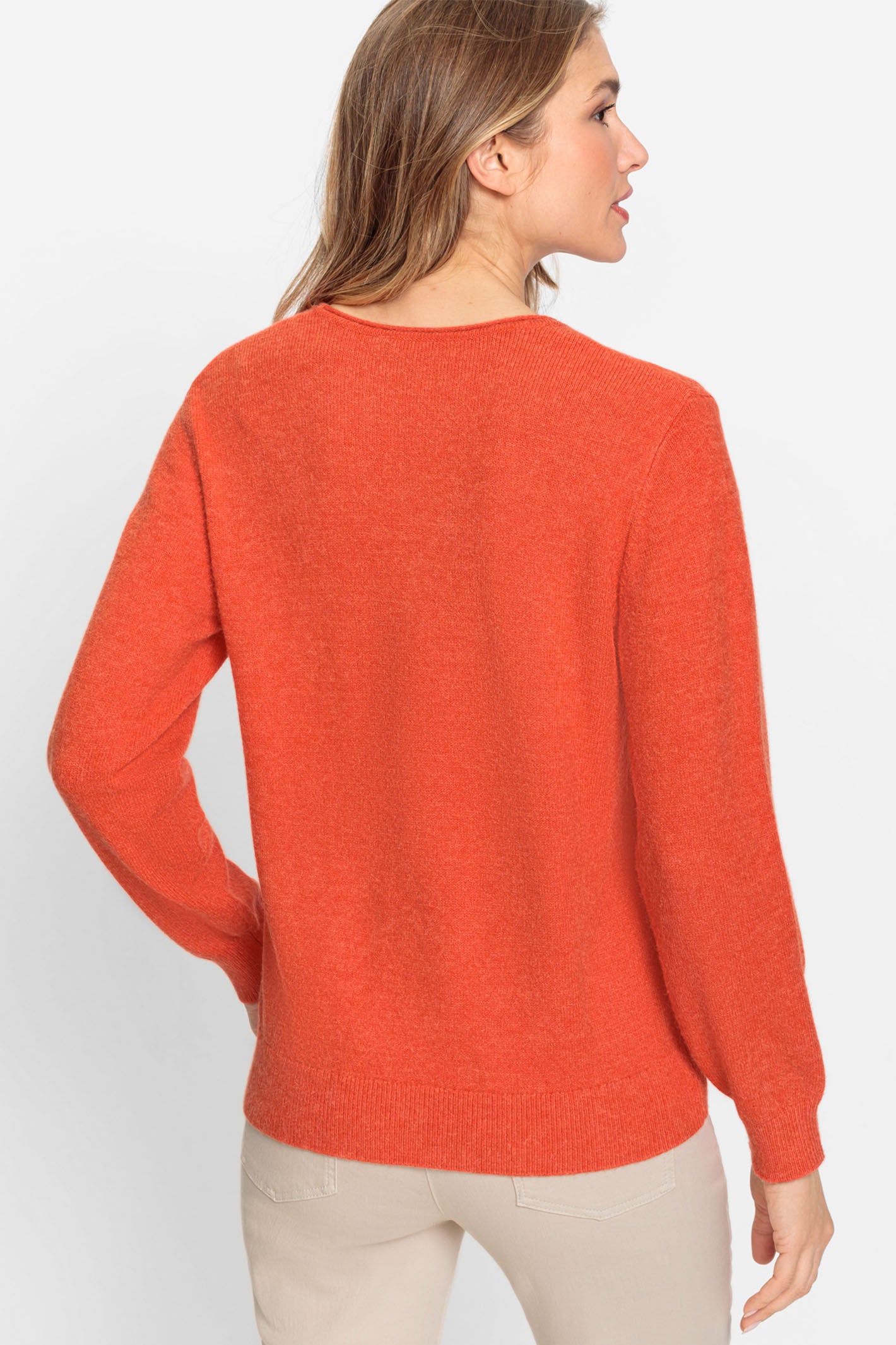 Burnt orange knitted jumper online