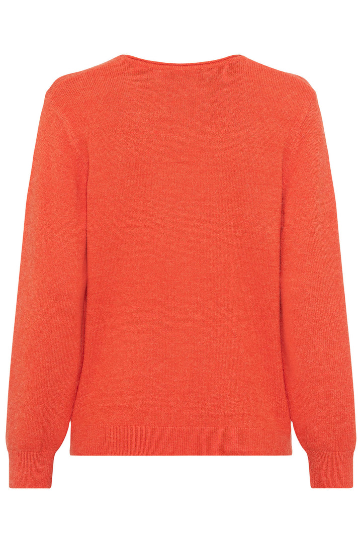 Olsen 11004234 Burnt Orange Henny Knitted Jumper - Experience Boutique