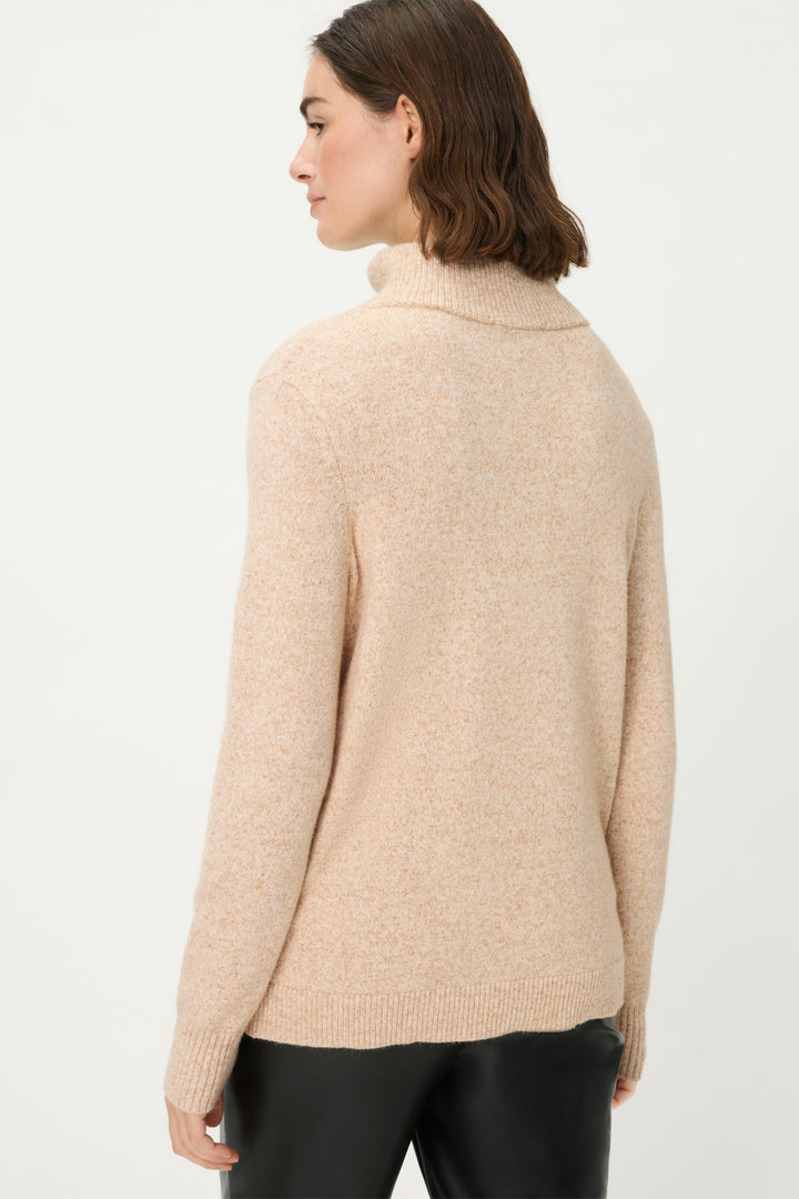 Olsen 11004724 Warm Biscuit Beige Contrast Edge Jumper