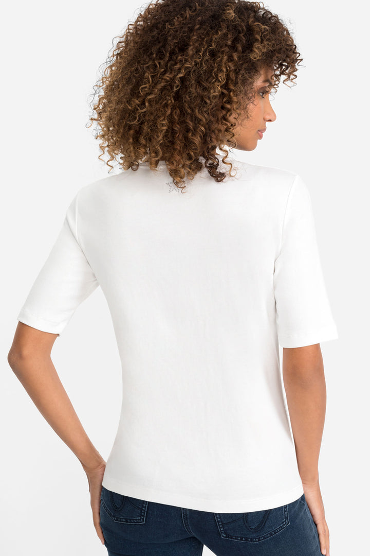 Olsen 11100177 White T-Shirt - Experience Boutique