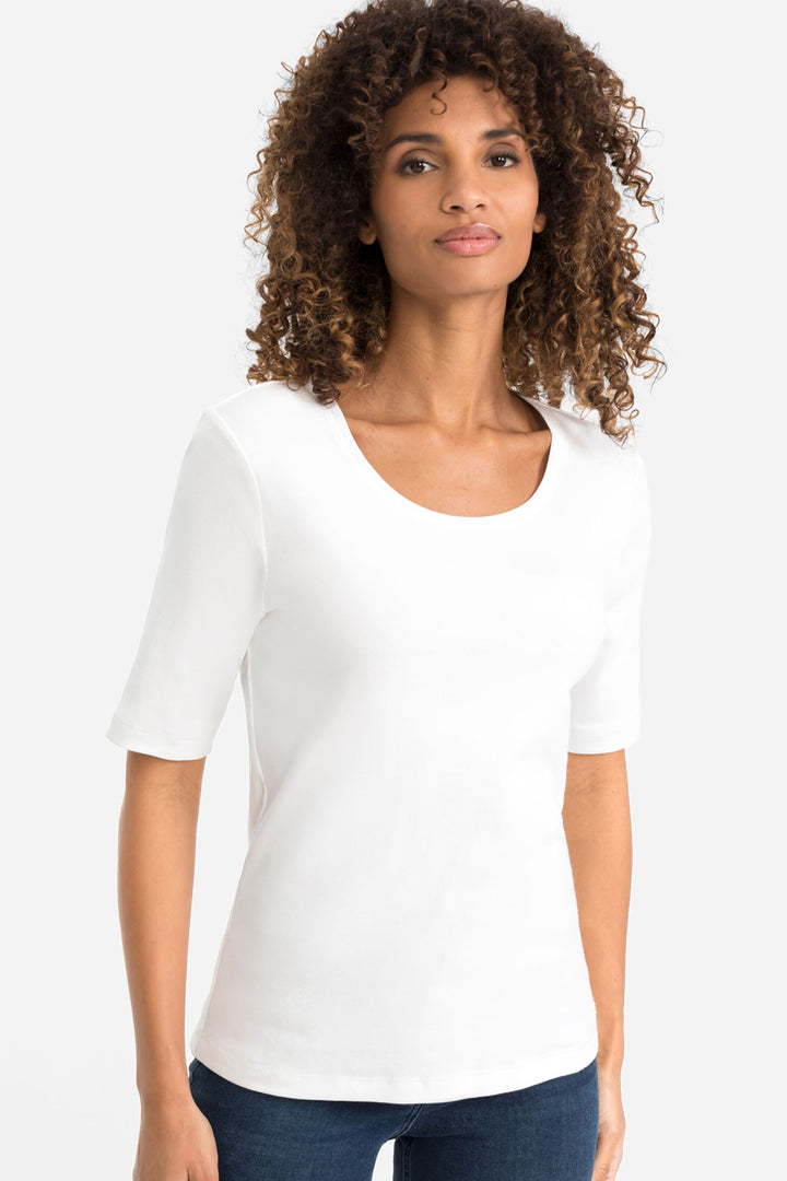 Olsen 11100177 White T-Shirt - Experience Boutique