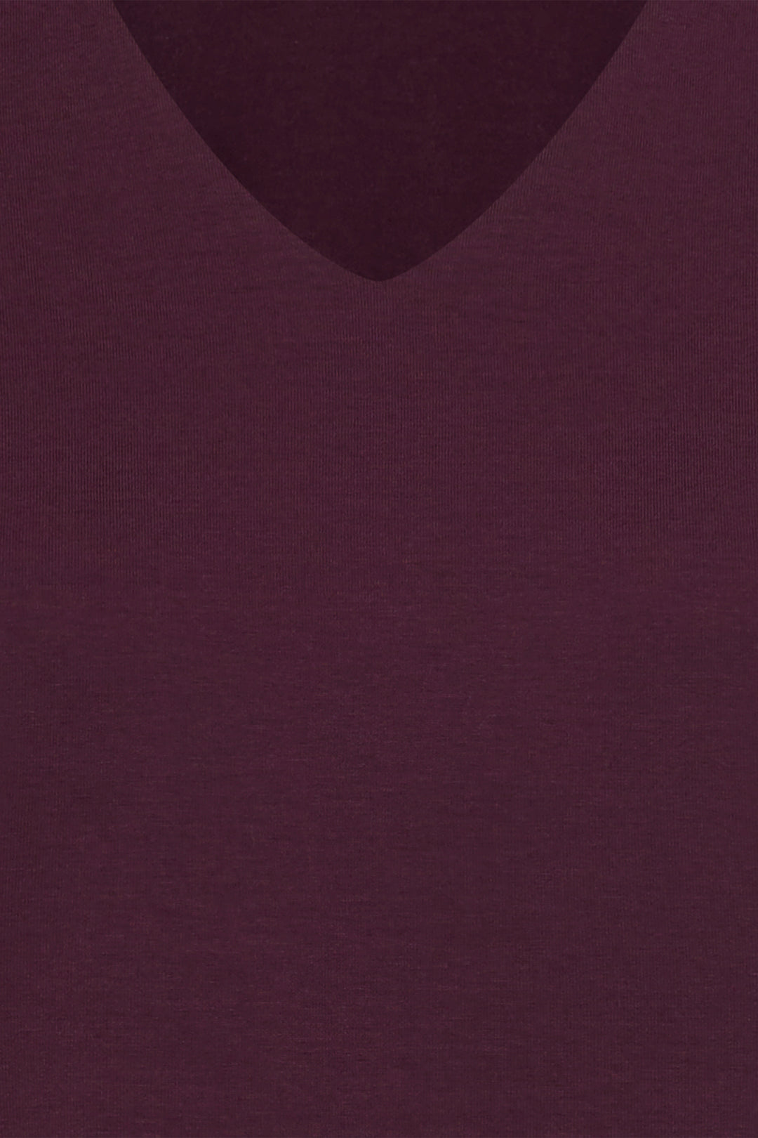 Solid burgundy t-shirt close-up