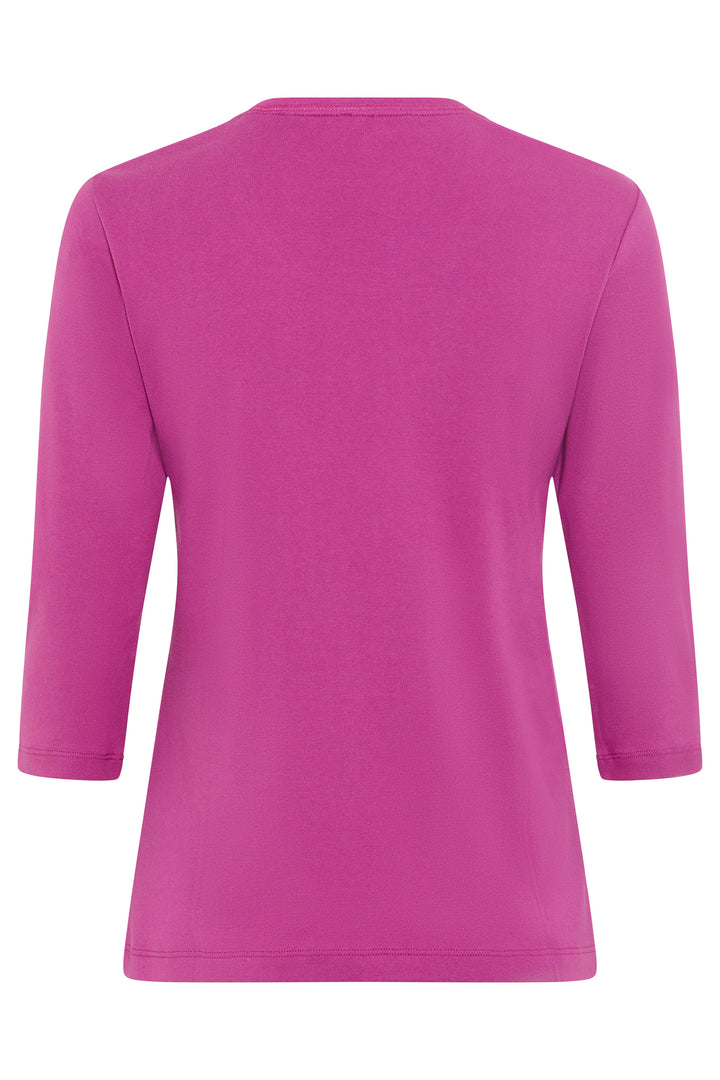 Olsen 11100626 Sweet Orchid Petal Pink Print T-Shirt