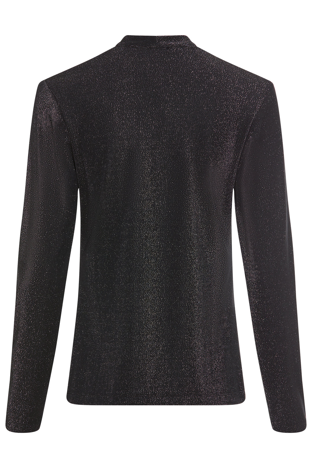 Black long-sleeve shirt on a white background