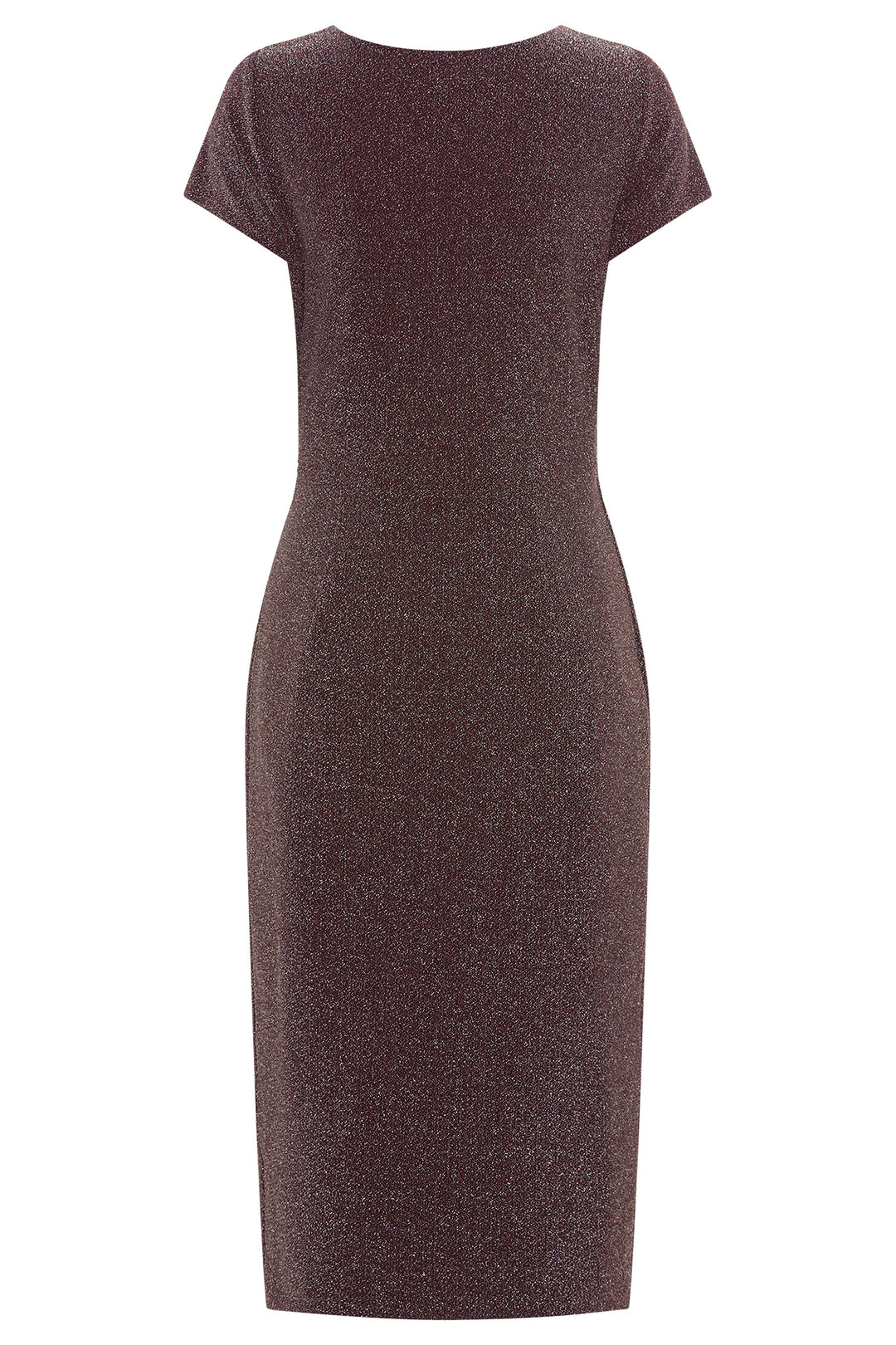 dark wine dress on a white background