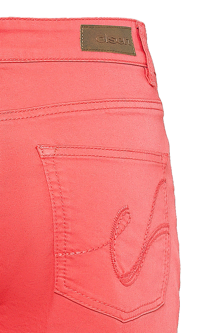 Olsen 14001969 Raspberry Pink Mona Slim Power Stretch Jeans - Experience Boutique