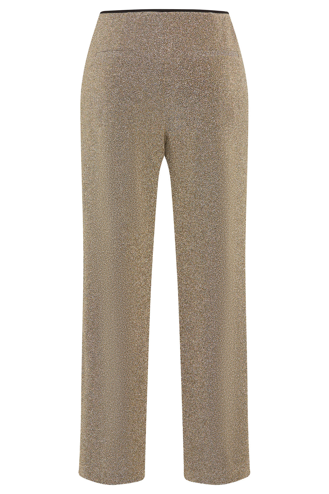 Gold pants on a white background