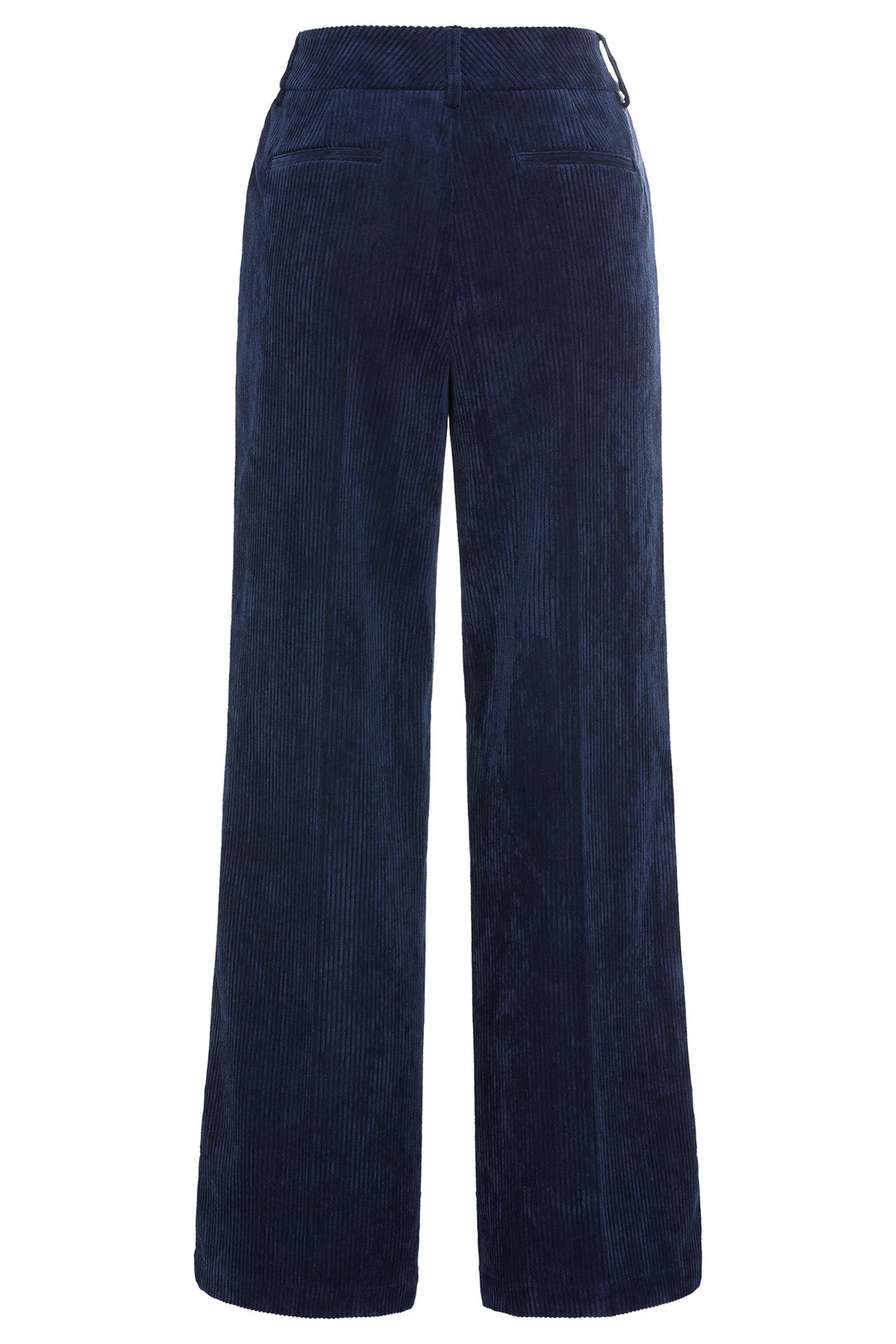 Olsen 14002478 Ink Blue Straight Leg Corduroy Trousers