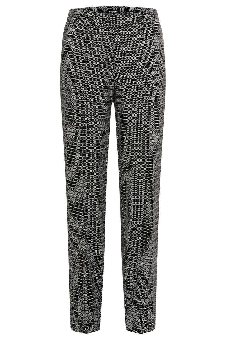 Patterned pants on a white background