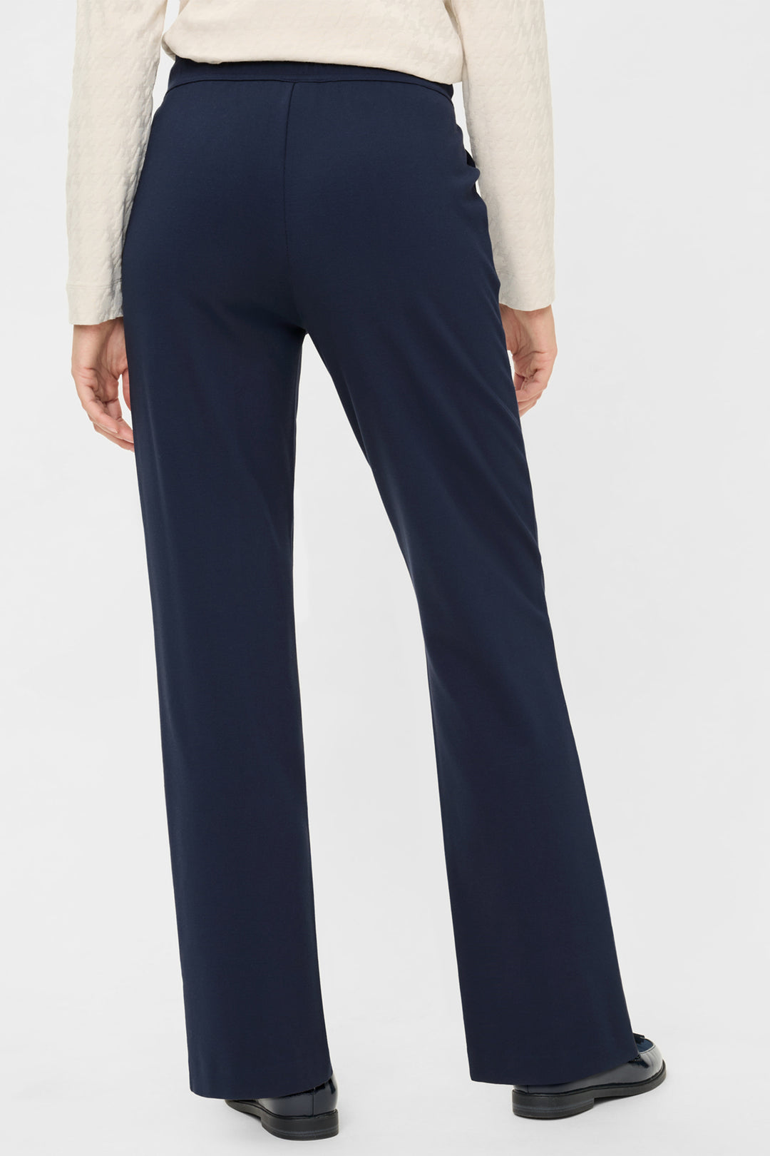 Olsen 14002491 Ink Blue Jersey Jogger Trousers