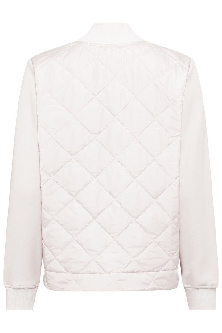 Olsen 15001406 10031 Marble Off White Diamond Quilt Jacket - Experience Boutique