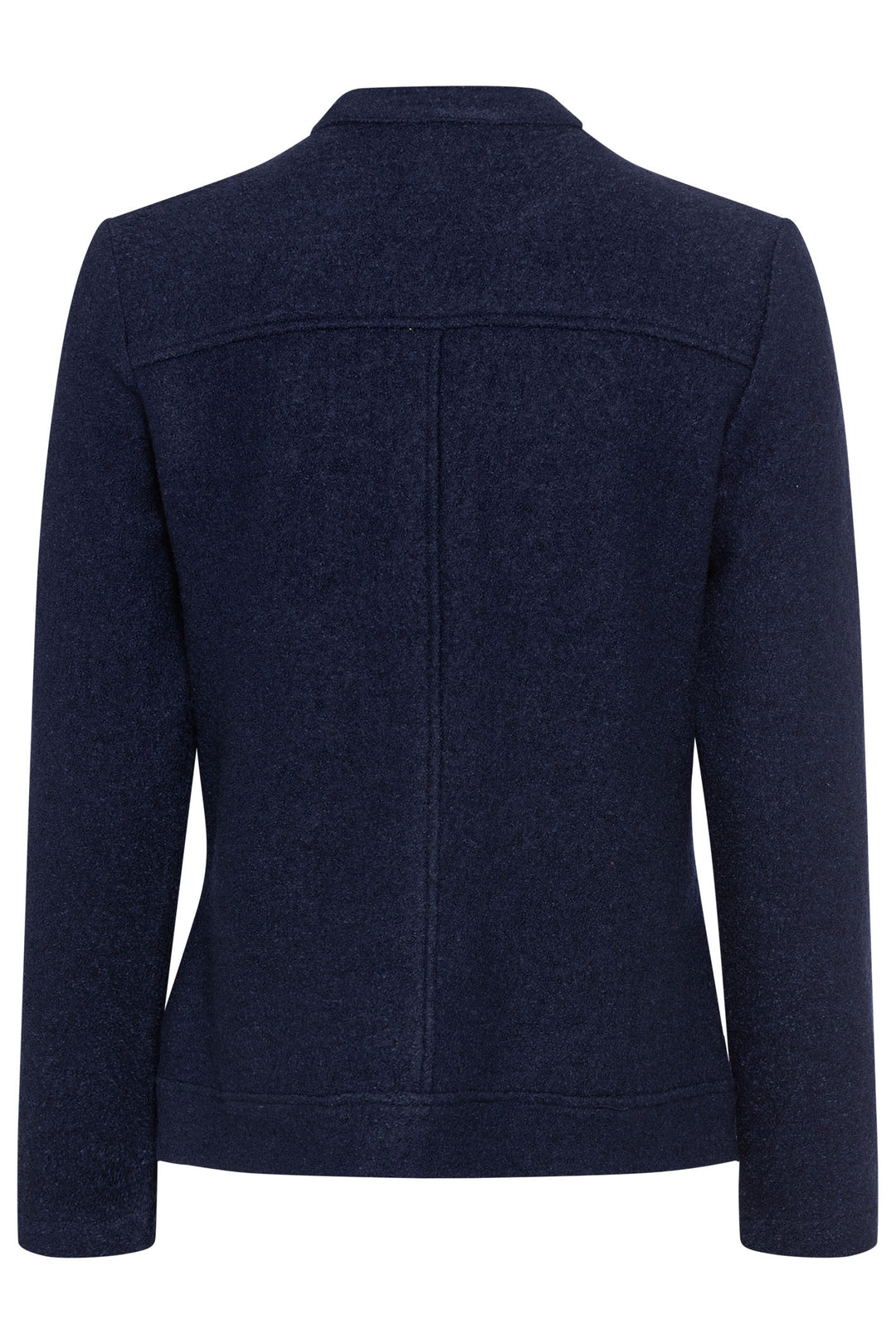 Olsen 15001457 Ink Blue Bomber Jacket - Experience Boutique