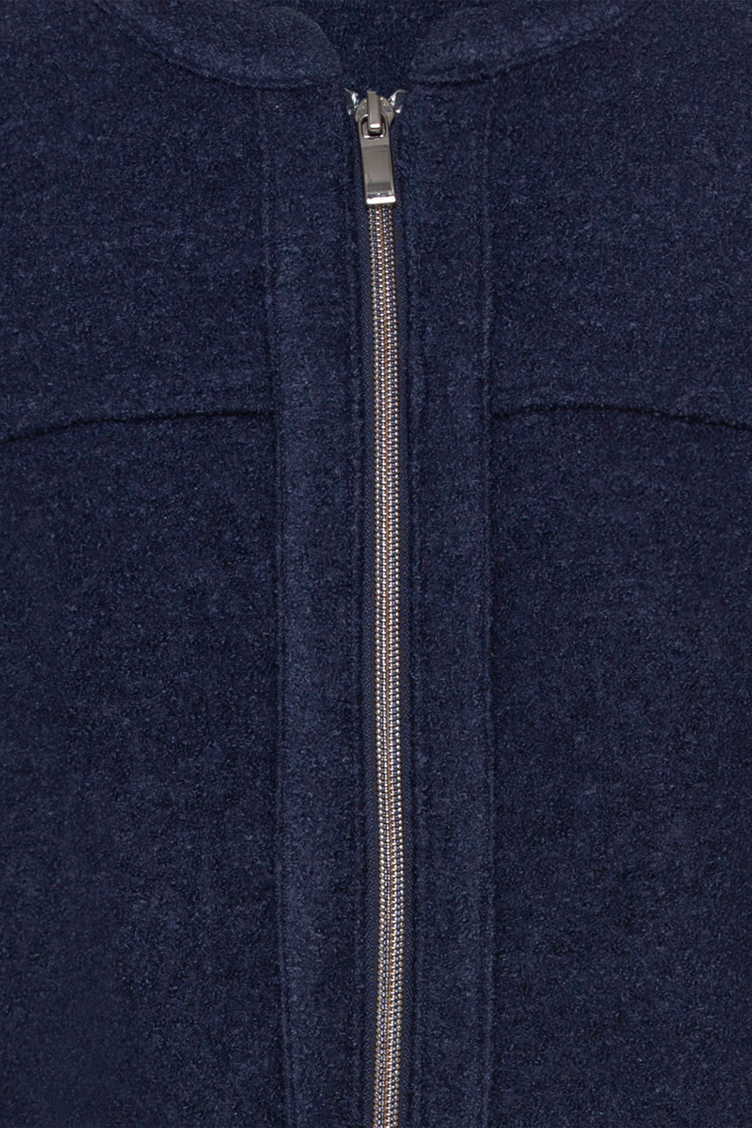 Olsen 15001457 Ink Blue Bomber Jacket - Experience Boutique