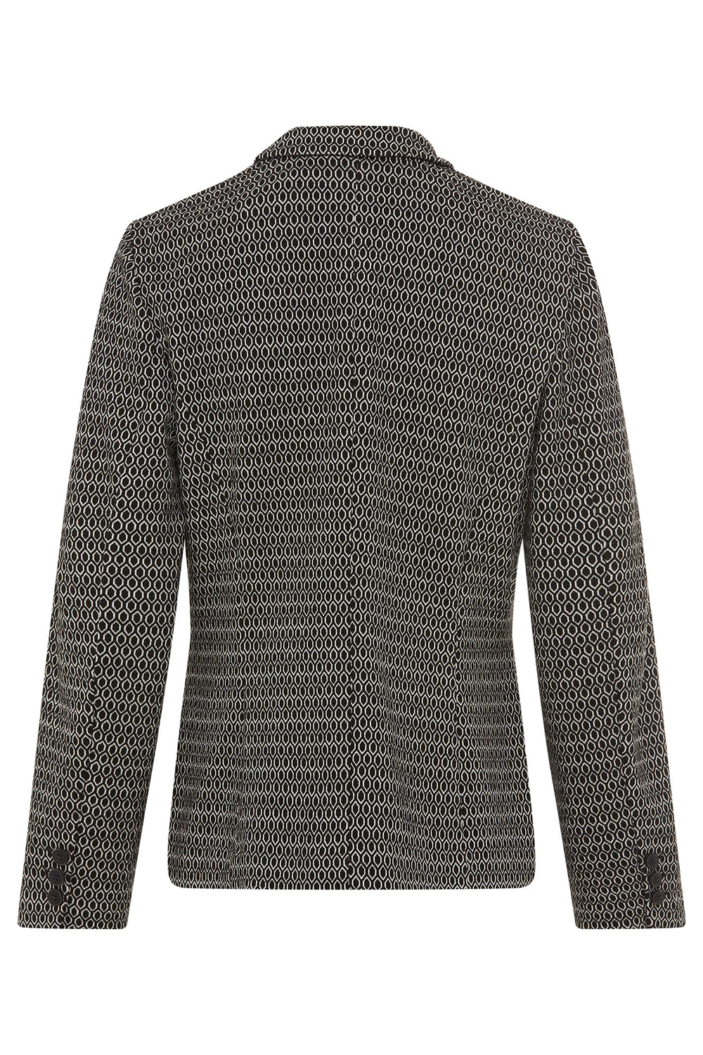 Textured gray jacket on a white background