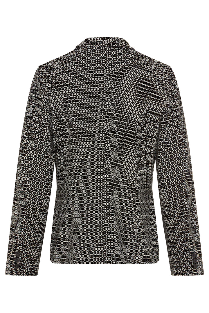 Textured gray jacket on a white background