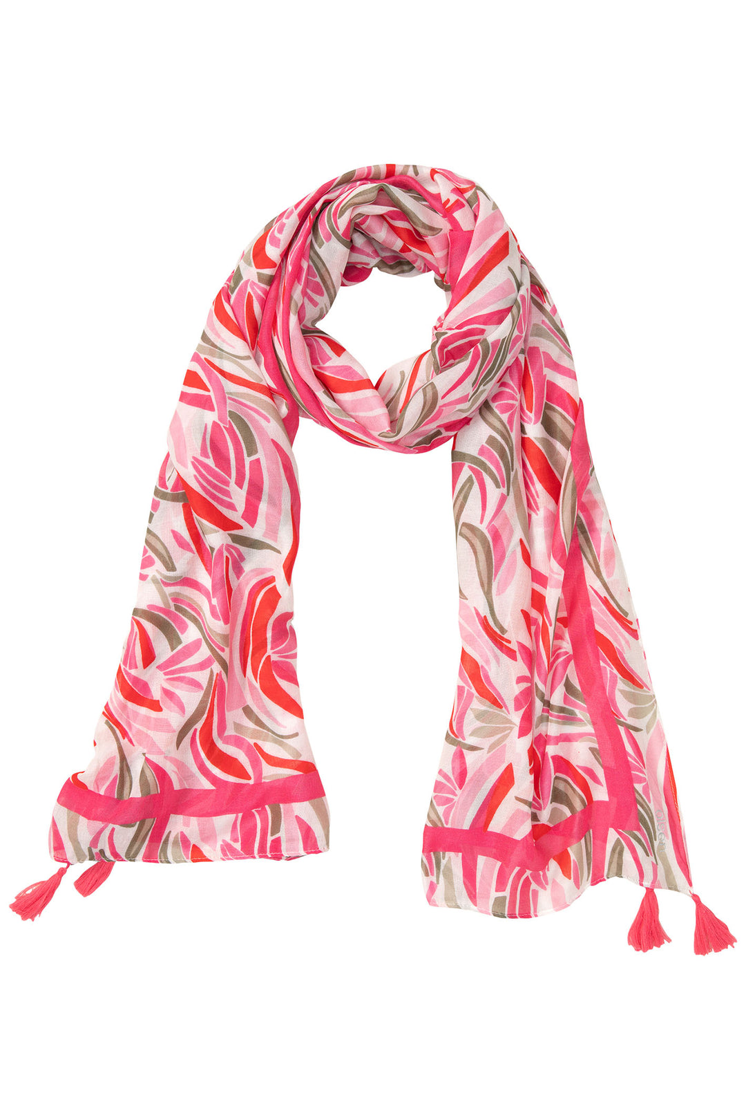 Olsen 18001902 Paradise Pink Scarf - Experience Boutique