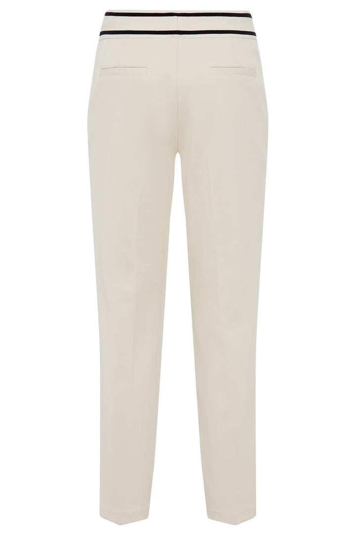 Olsen Beige Sports Luxe Jersey Trousers 14002156 - Experience Boutique