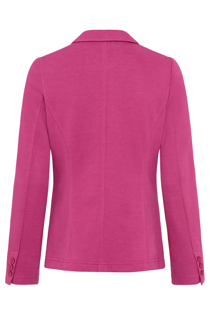 Olsen Boysenberry Pink Stretch Jersey Blazer Jacket 15001367 70077 - Experience Boutique