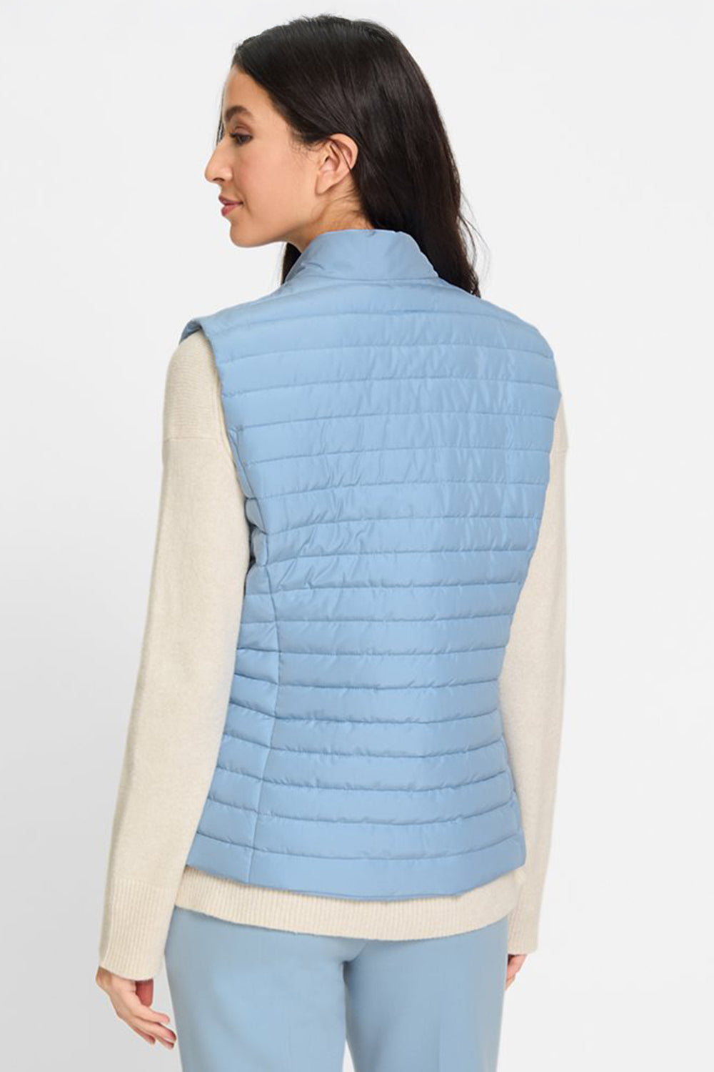Olsen Gilet Light Blue Coast Vibes 15101415 40027 - Experience Boutique
