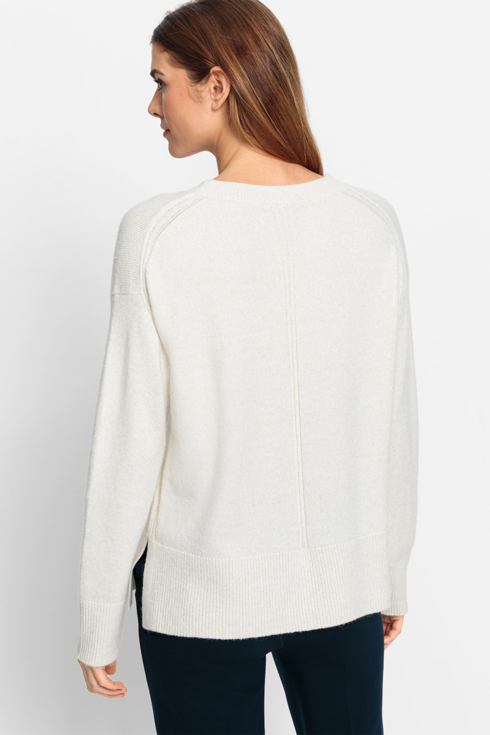 Olsen Jumper Coast Vibes Canvas Beige Melange 11004537 11148 - Experience Boutique