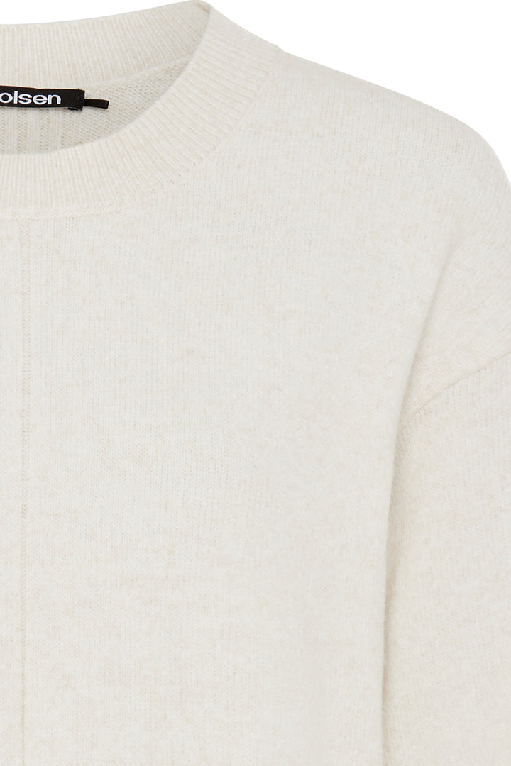 Olsen Jumper Coast Vibes Canvas Beige Melange 11004537 11148 - Experience Boutique