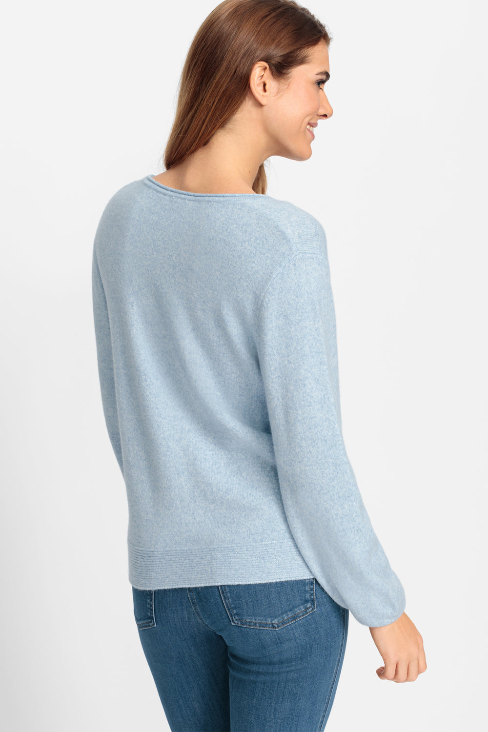 Olsen Jumper Coast Vibes Light Blue Melange 11000585 41027 - Experience Boutique