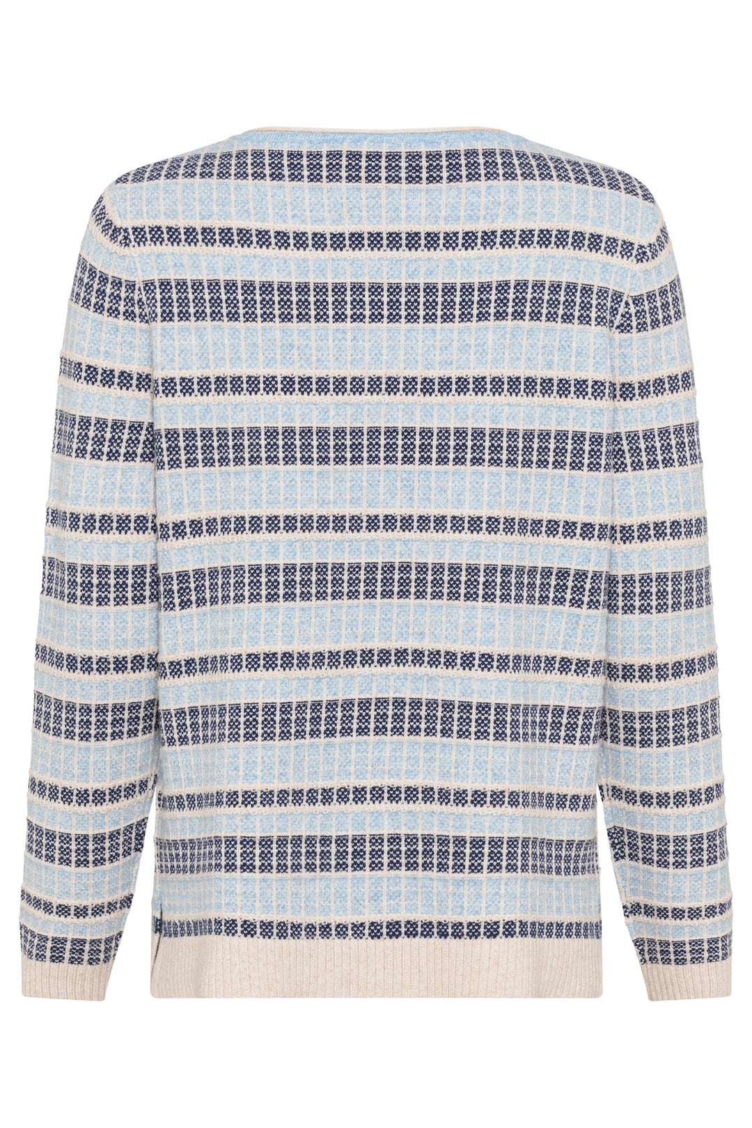 Olsen Jumper Light Blue Melange 11004531 41027 - Experience Boutique