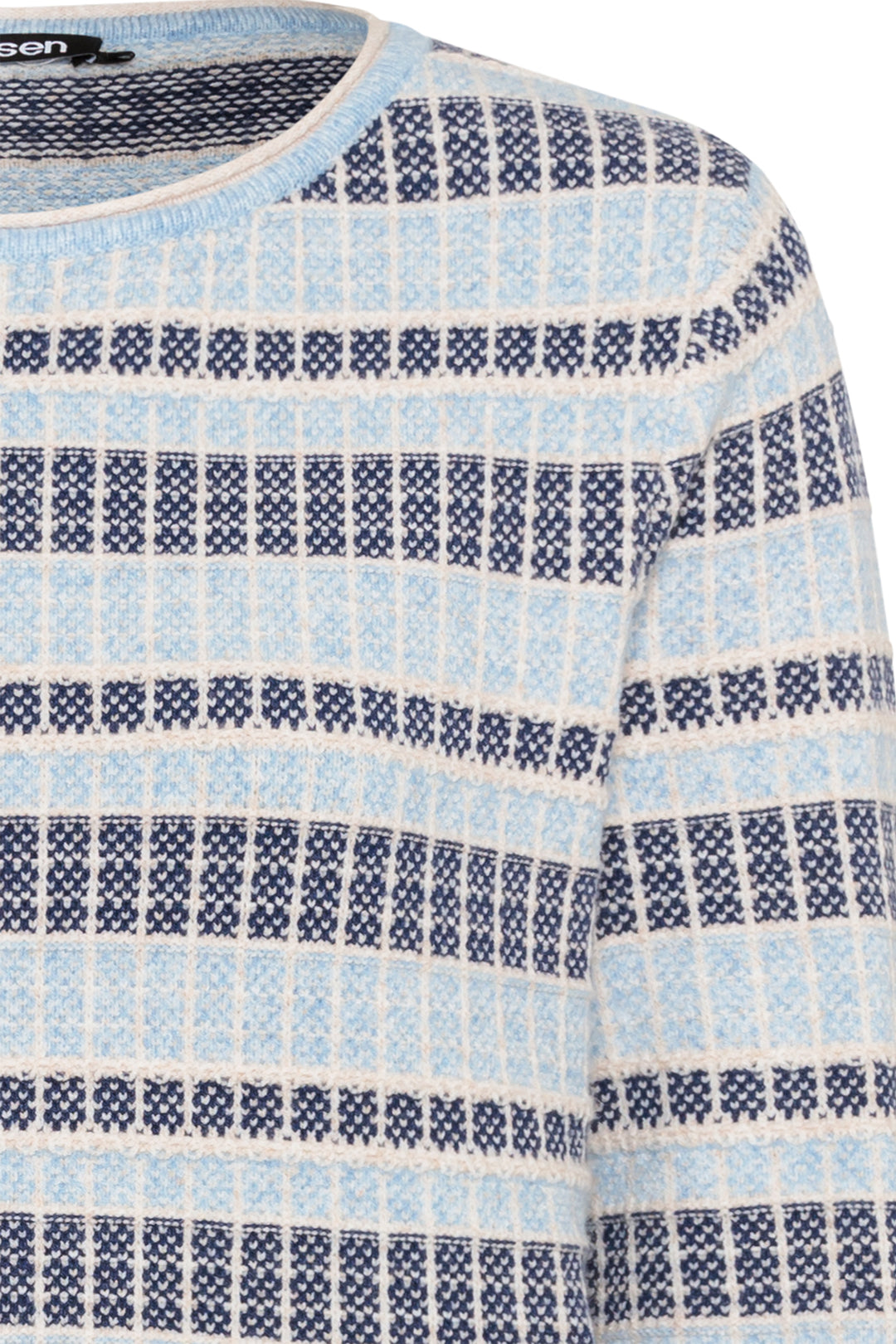 Olsen Jumper Light Blue Melange 11004531 41027 - Experience Boutique
