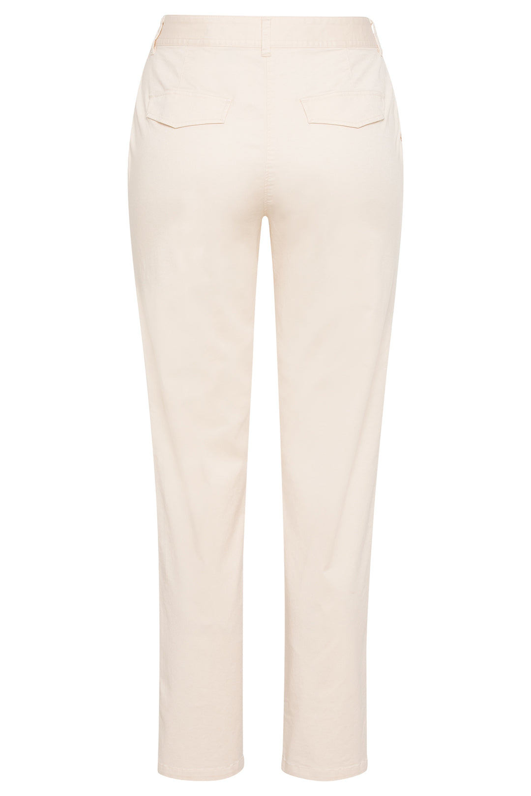 Olsen Lisa Caffe Latte Beige Straight Fit Cropped Trousers 14002438 - Experience Boutique