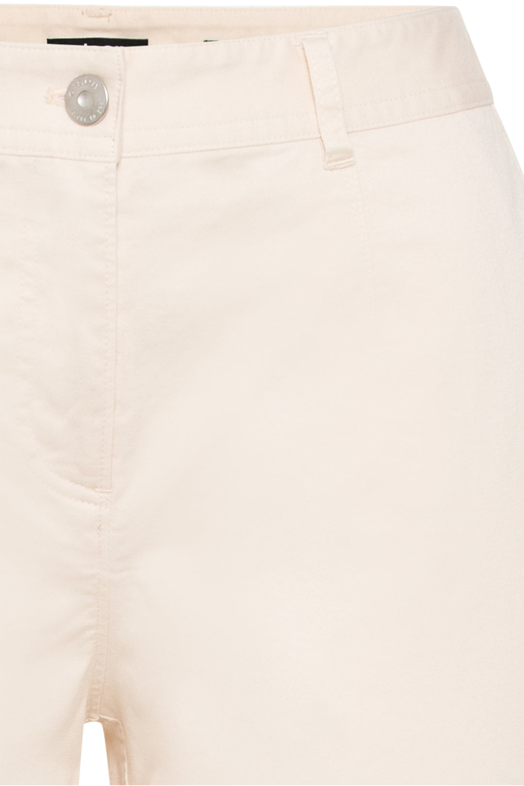 Olsen Lisa Caffe Latte Beige Straight Fit Cropped Trousers 14002438 - Experience Boutique