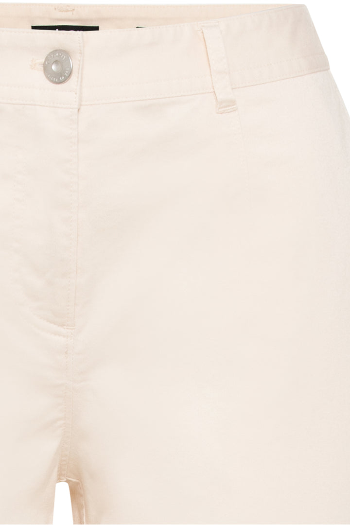Olsen Lisa Caffe Latte Beige Straight Fit Cropped Trousers 14002438 - Experience Boutique
