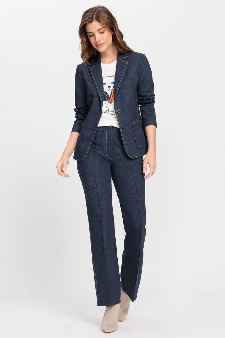 Olsen Super Soft Stretch Denim Bootcut Trousers 14002253 - Experience Boutique