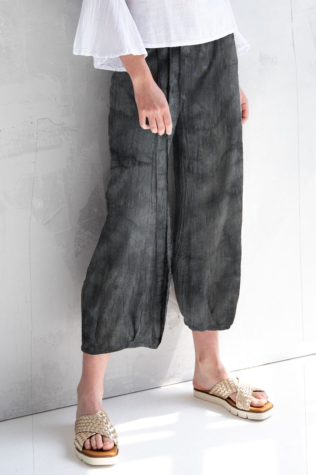 Onelife P468 Grey Marbled 100% Cotton Savannah Pants - Experience Boutique