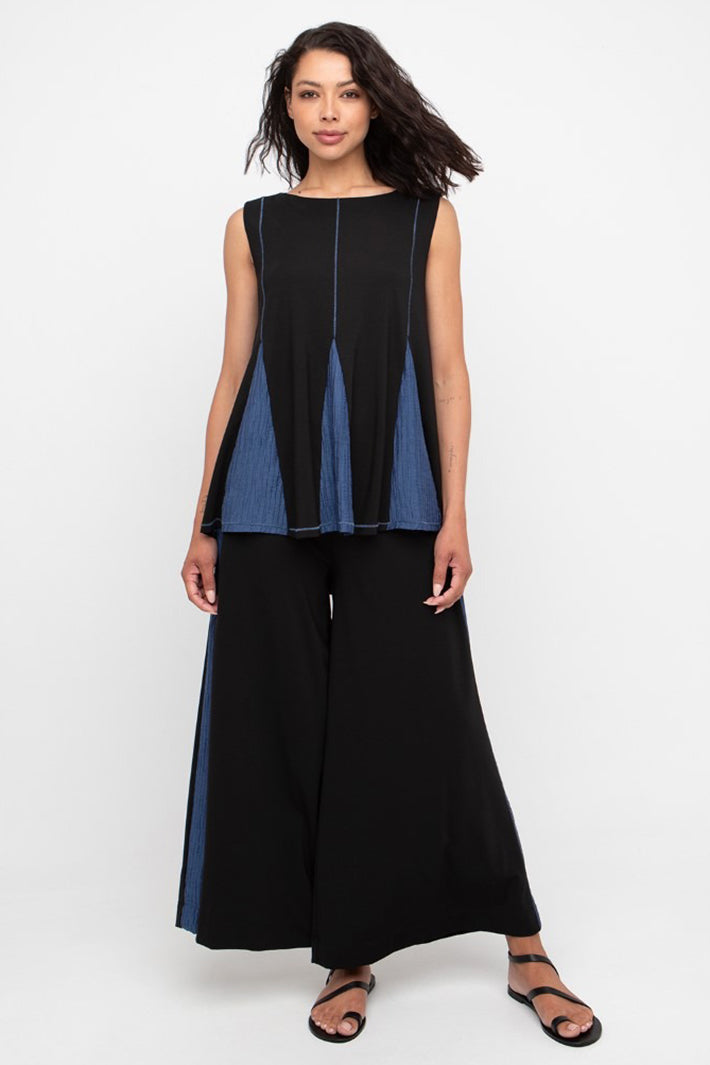 Ozai N Ku 860474 Black Wide Leg Trousers