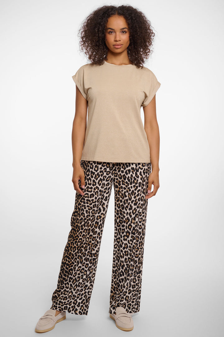 Rino & Pelle Mieke Top Cap Sleeve Desert Beige 7002522 - Experience Boutique