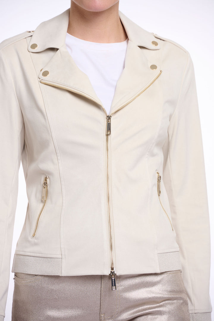 Rino & Pelle Mosha Biker Jacket Birch Cream 7002521 - Experience Boutique