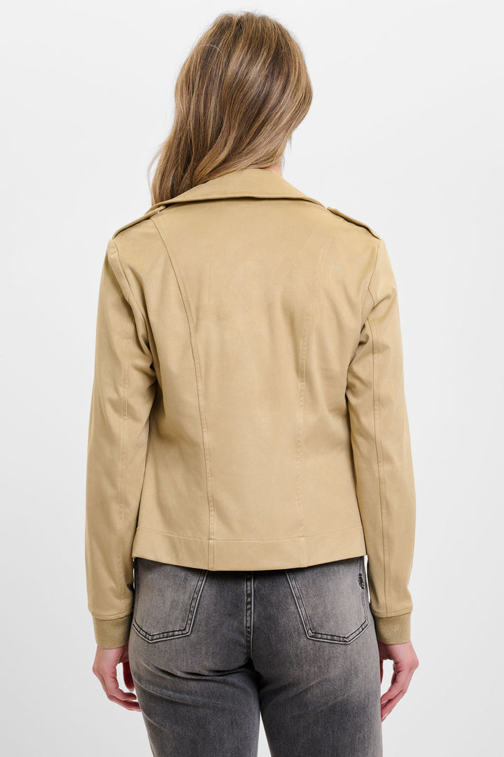 Rino & Pelle Mosha Biker Jacket Pale Camel 7002521 - Experience Boutique