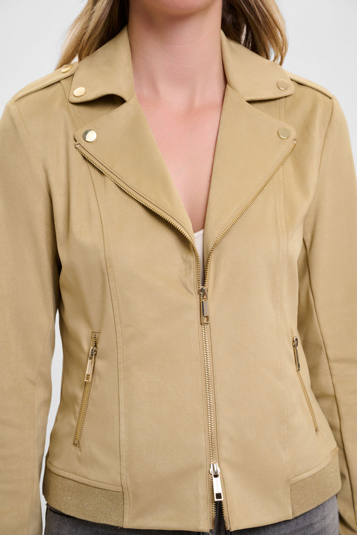 Rino & Pelle Mosha Biker Jacket Pale Camel 7002521 - Experience Boutique