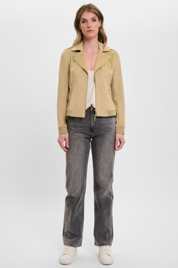 Rino & Pelle Mosha Biker Jacket Pale Camel 7002521 - Experience Boutique