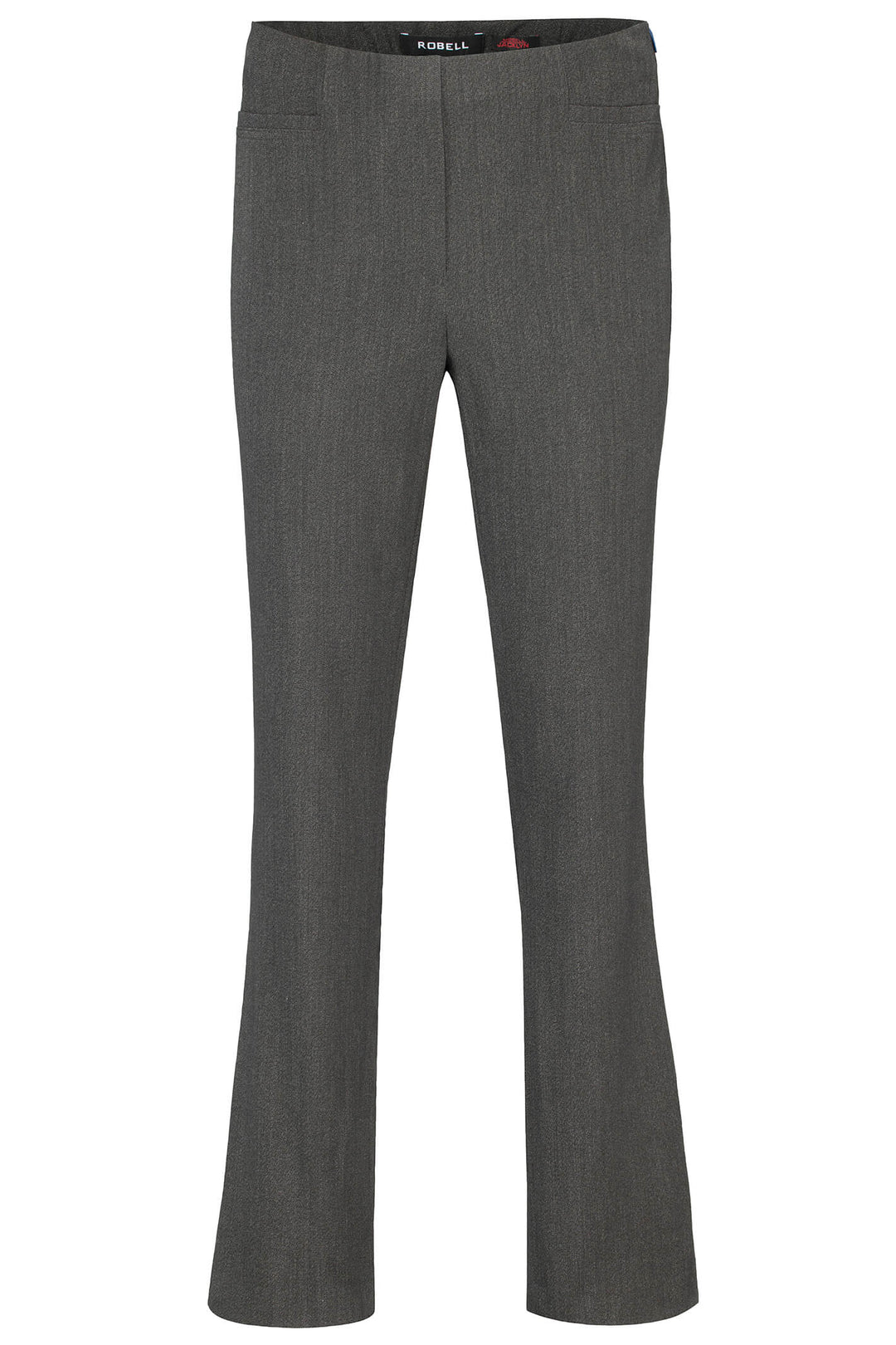Robell 51408 199 Anthracite Jacklyn Woven Stretch Trousers - Experience Boutique