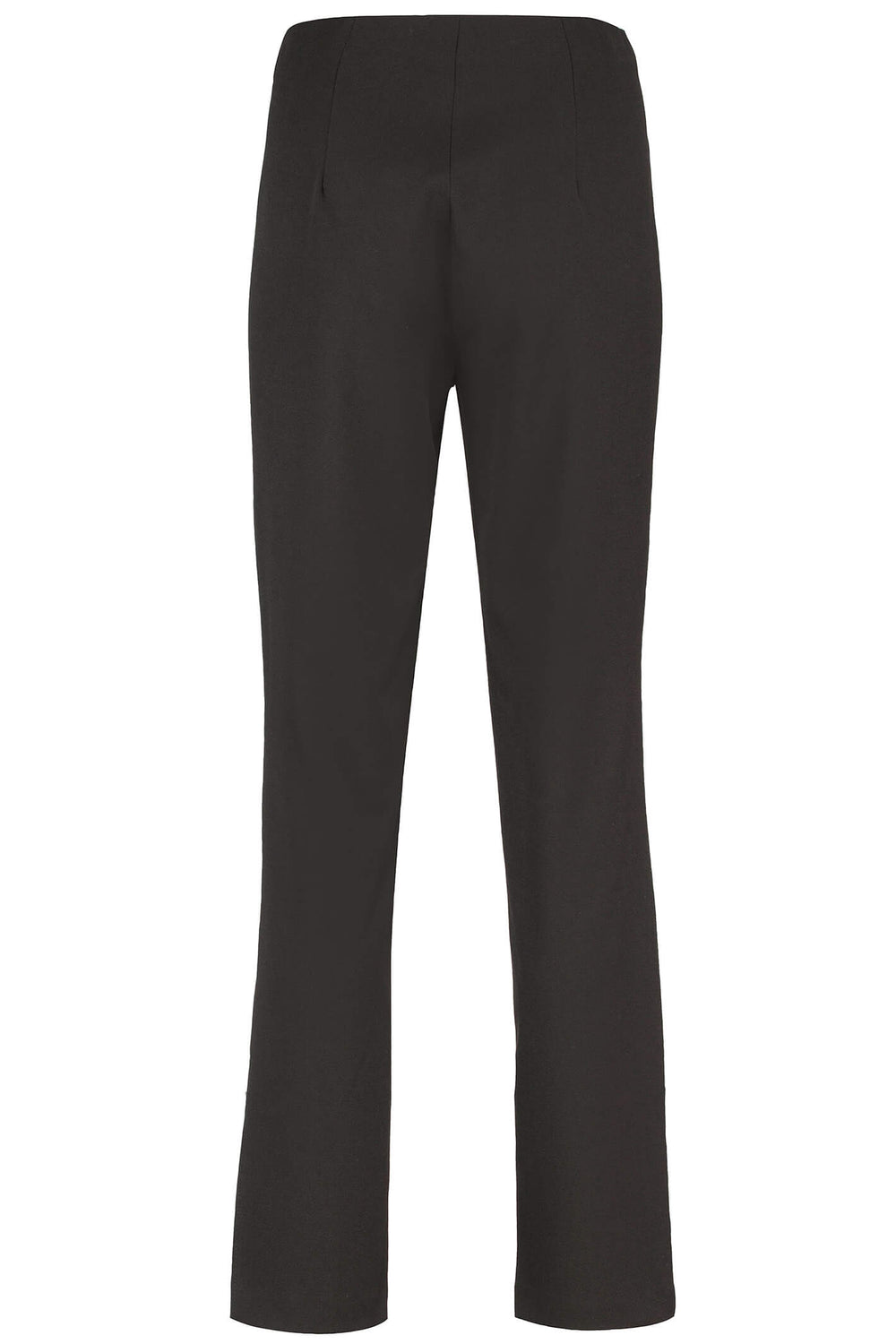 Robell 51408 90 Black Jacklyn Woven Stretch Trousers - Experience Boutique