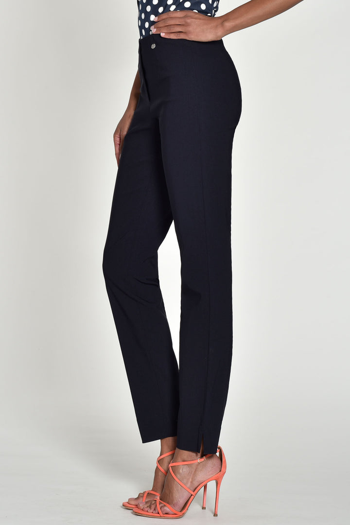 Robell 51412 5499 69 Navy Marie Trousers 78cm - Experience Boutique