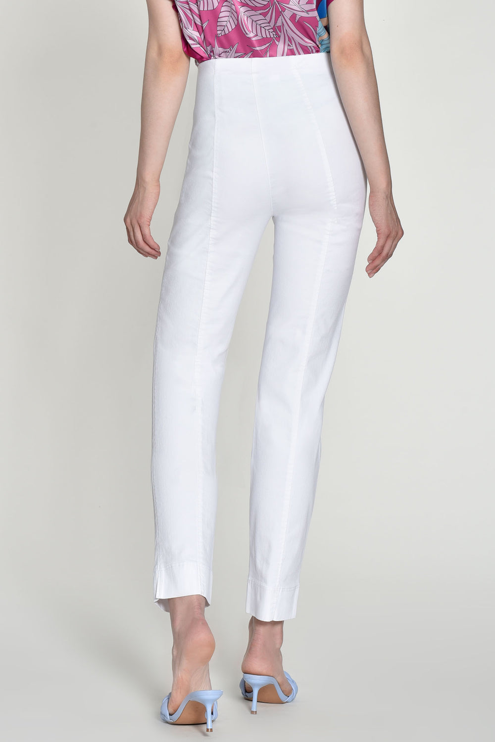 Robell 51639 5448 10 Marie White Trousers 78cm - Experience Boutique